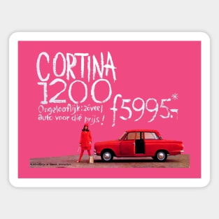 FORD CORTINA - advert 60s Magnet